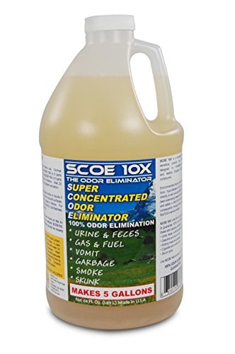 Book Cover SCOE 10X Odor Eliminator Concentrate- Makes 5 Gallons- Eliminates Pet Urine Odor
