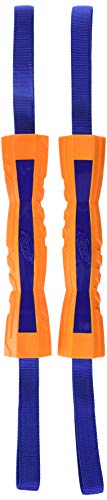 Book Cover Nerf Dog Megaton Competition Stick Dog Toy, Lightweight, Durable and Water Resistant, 12 Inches, for Medium/Large Breeds, Single Unit, Blue/Orange