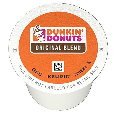 Book Cover Dunkin' Donuts Original Blend Medium Roast Coffee, 128 K Cups for Keurig Brewers