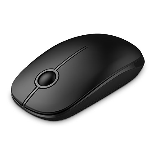 Book Cover Jelly Comb 2.4G Slim Wireless Mouse with Nano Receiver, Less Noise, Portable Mobile Optical Mice for Notebook, PC, Laptop, Computer, MacBook (Flamingo)