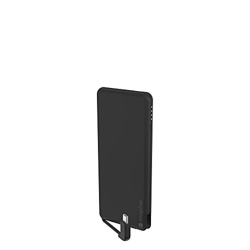 Book Cover mophie powerstation Plus Mini USB-C - Universal External Battery (4,000mAh) - Matte Black