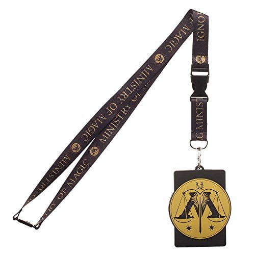Book Cover Harry Potter Ministry Of Magic Breakaway Lanyard ID Badge Holder