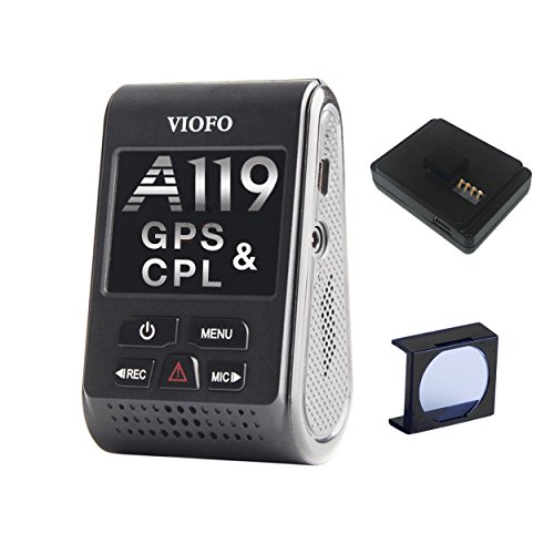 Book Cover VIOFO A119 V2 Dash Camera with GPS Logger & CPL 2018 Edition (OCD Tronic Certified)