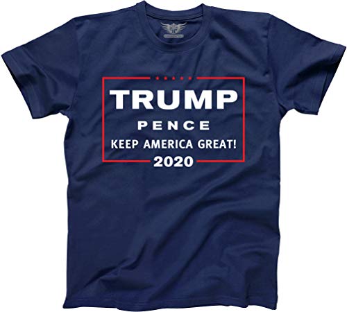 Book Cover GunShowTees Men's Donald Trump Campaign 2020 Shirt Keep America Great