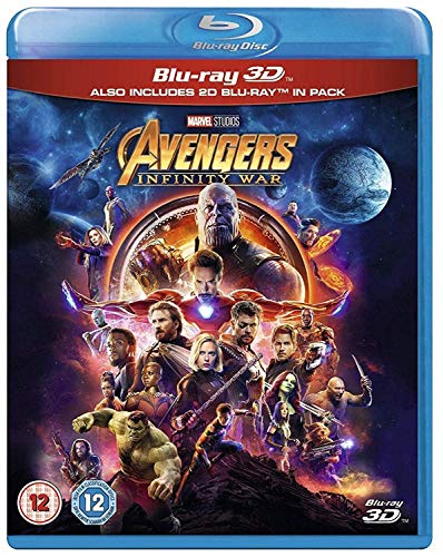 Book Cover Avengers Infinity War [Blu-ray 3D] [2018] [Region Free]