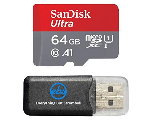Book Cover SanDisk 64GB Ultra Micro SDXC Memory Card works with GoPro HERO (2018) Action Camera UHS-I Class 10 100mb/s with Everything but Stromboli (TM) Card Reader