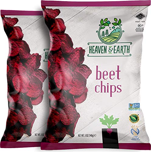 Book Cover Heaven & Earth Beet Chips, 5oz (2 Pack)