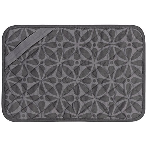 Book Cover Envision Home 596901 Trivet Mat, 92% Polyester, 8% Cotton, Gray Print