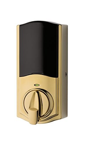 Book Cover Kwikset 99140-101 Convert Z-Wave Plus Lock with Home Connect, Polished Brass