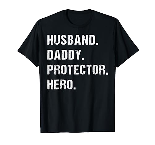 Book Cover Husband Daddy Protector Hero Fathers Day Gift For Dad Wife T-Shirt