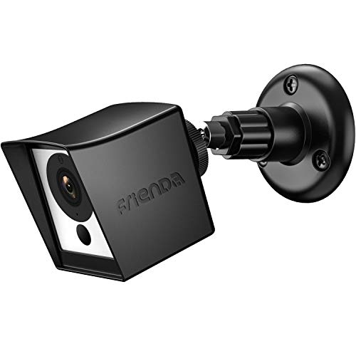 Book Cover Camera Cover for iSmart Alarm Spot Camera, Black Skin Cover with Security Wall Mount, Weather Resistant, Against Rain and Dust (No include Camera)