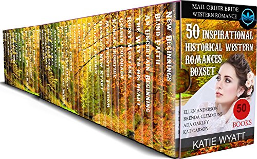 Book Cover 50 Boxset  Inspirational Historical Western Romances, Mail Order Bride (Mega Box Set Series Book 8)