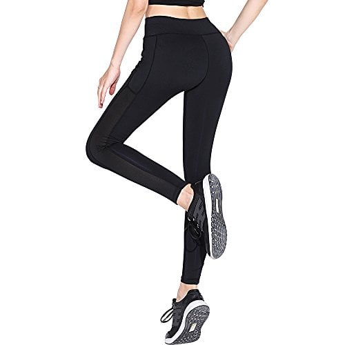 Book Cover YOKJOY Yoga Pants for Women, High Waist, Out Pocket, Tummy Control, Ultra Soft,Slim-Fit Workout Fitness Running Yoga Leggings