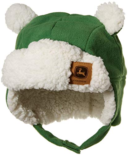 Book Cover John Deere Boys' Winter Cap Cold Weather Hat, Green, Toddler