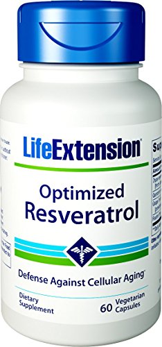 Book Cover Life Extension Optimized Resveratrol, 60 Vegetarian Capsules