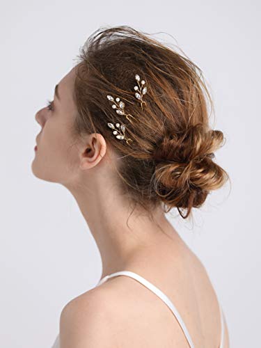 Book Cover fxmimior 3 PCS Bridal Women Hair Pins Vintage Wedding Party Crystal Hair Accessories