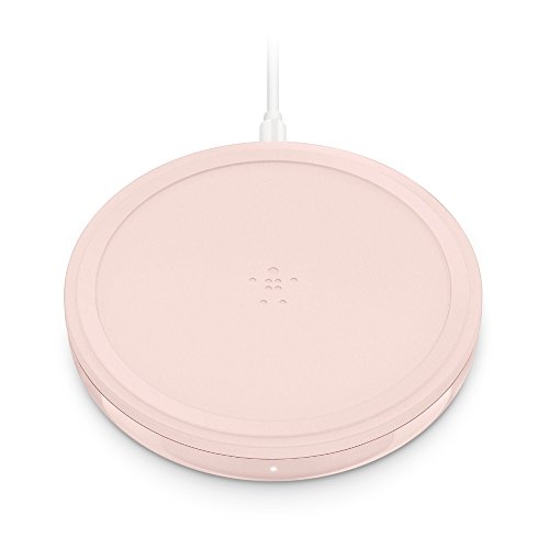 Book Cover Belkin Boost Up Wireless Charging Pad 10W - Qi Wireless Charger for iPhone XS, XS Max, XR / Samsung Galaxy S9, S9+, Note9 / LG, Sony and more (Pink)