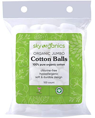 Book Cover Cotton Balls by Sky Organics