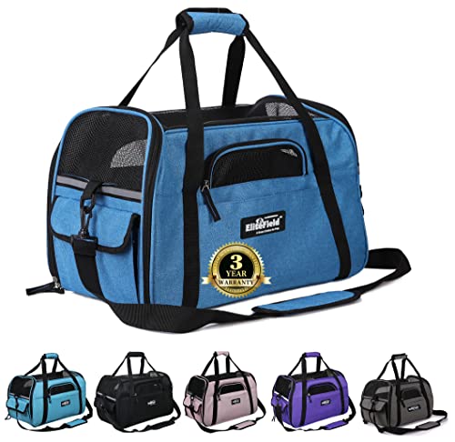 Book Cover EliteField Soft Sided Pet Carrier (3 Year Warranty, Airline Approved), Multiple Sizes and Colors Available (17