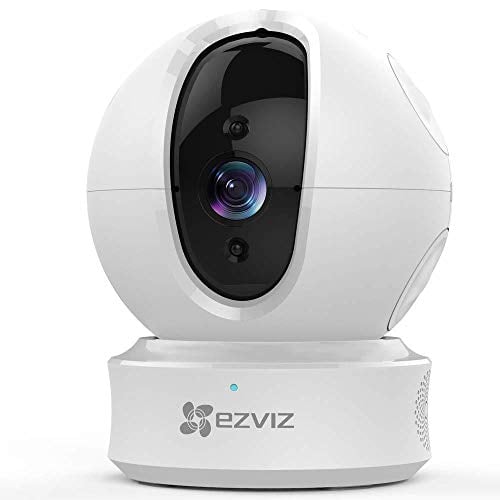 Book Cover EZVIZ Security Camera 1080P, IP Dome Pan/Tilt Surveillance, Night Vision, Auto Motion Tracking, Pet Baby Monitor, Two Way Audio, Compatible with Alexa and Google(CTQ6C-WH)