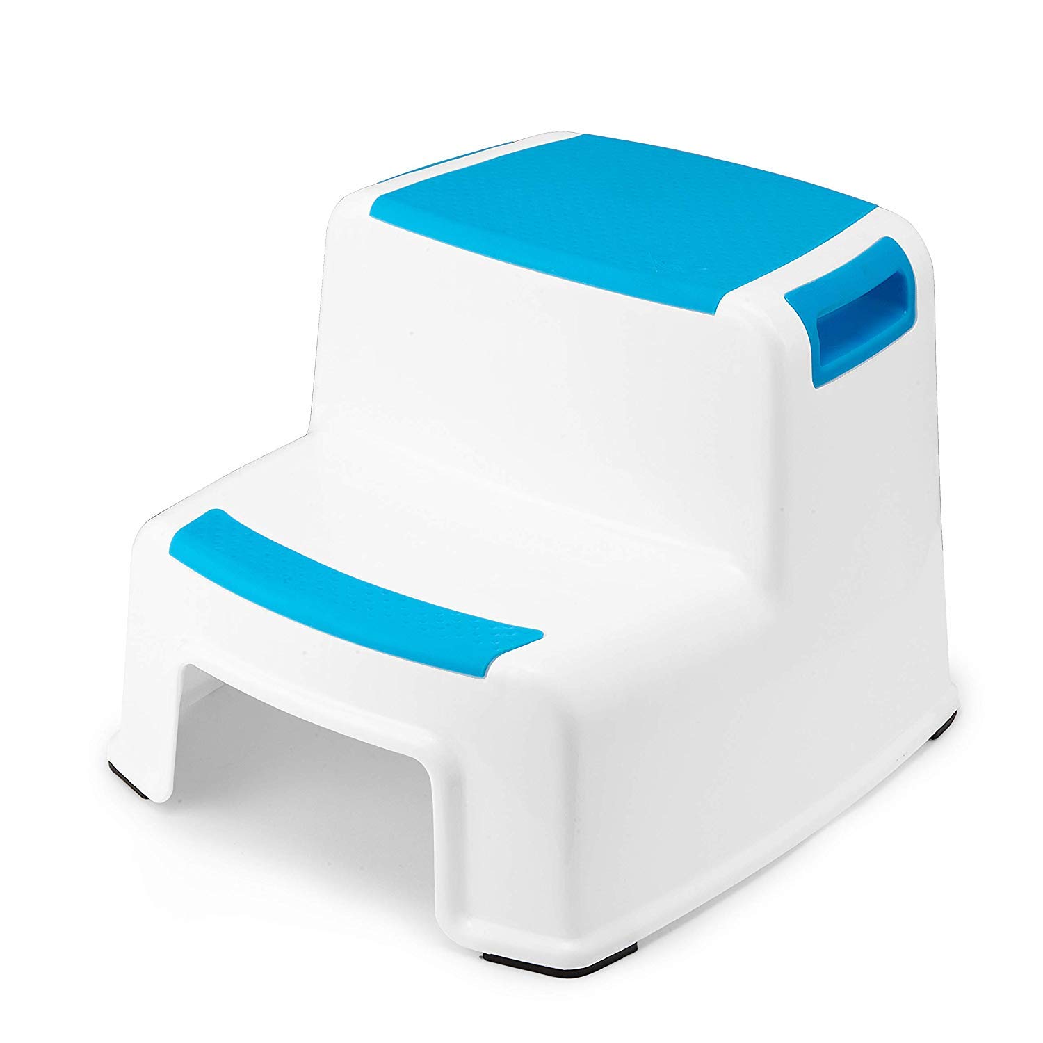 Book Cover WesKo Set of 2 Toddler Two-Up Anti-Slip Step Stool (Blue)