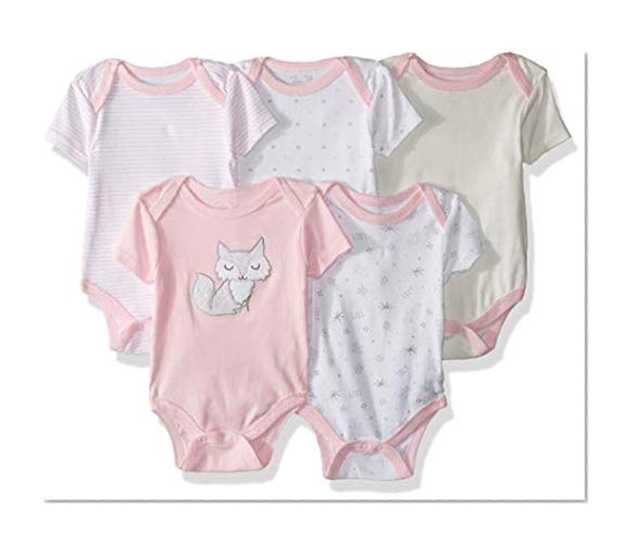 Book Cover Rene Rofe Baby Collection Unisex 5-Pack Bodysuits