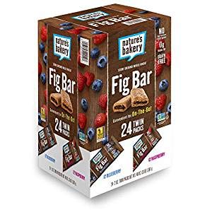 Book Cover Nature's Bakery Whole Wheat Fig Bar, Convenient Bar On-To-Go,Vegan + Non-GMO, Variety Pack (Assorted Types, 24 Count)