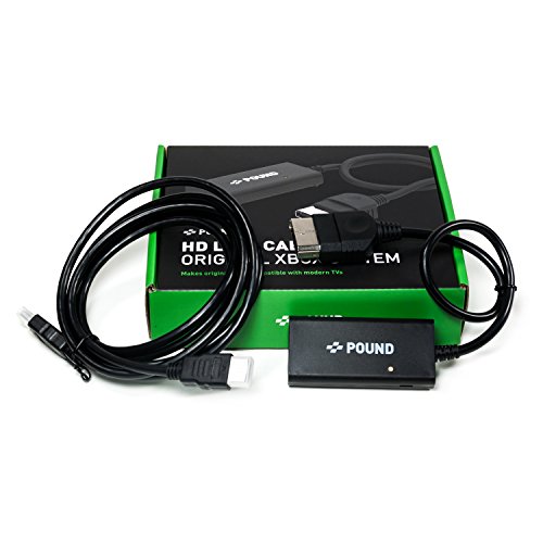 Book Cover POUND HD Link Cable for Original Xbox - Compatible with All Modern TVs, HDMI Cable for HD Video Quality and 480i/720p Resolution On Xbox Classic