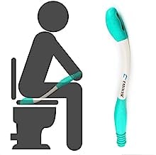 Book Cover Fanwer Toilet Aids Tools,Long Reach Comfort Wipe,Extends Your Reach Over 15