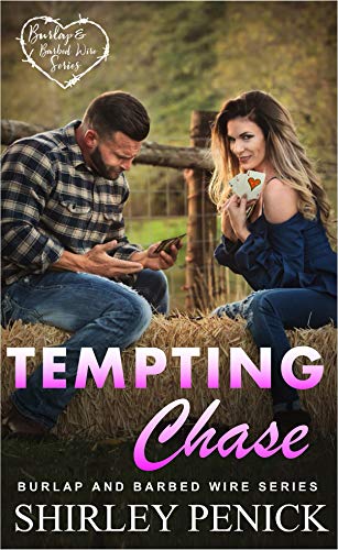 Book Cover Tempting Chase: Burlap and Barbed Wire