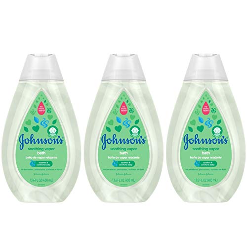 Book Cover Johnson's Baby Soothing Vapor Bath to Relax Babies, 13.6 Fl Oz, Pack of 3