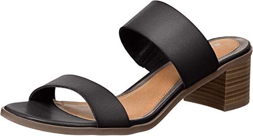 Book Cover Rampage Womens Hatty Double Strap Block Heled Sandal