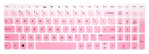 Book Cover Silicone Keyboard Cover for 15.6