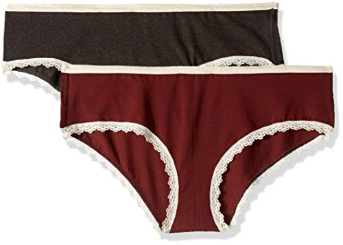 Book Cover Pact Women's 2-Pack Organic Cotton Cheeky Hipster Panties