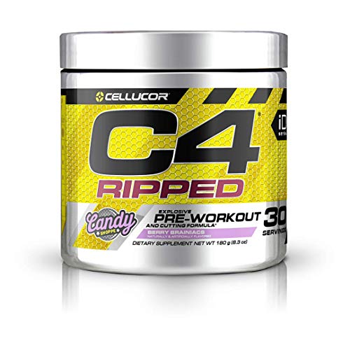 Book Cover Cellucor C4 Ripped Pre Workout Powder Berry Brainiacs | Creatine Free + Sugar Free Preworkout Energy Supplement for Men & Women | 150mg Caffeine + beta Alanine + Weight Loss | 30 Servings