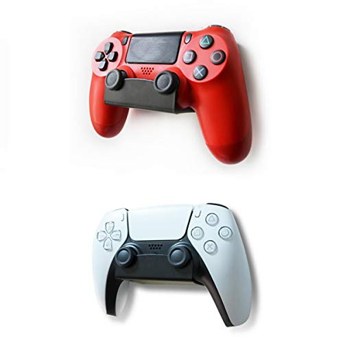 Book Cover Monzlteck New Wall Mount For PS4 Controller(DualShock 4),Custom Design,NO Falling,Screw-Free Application