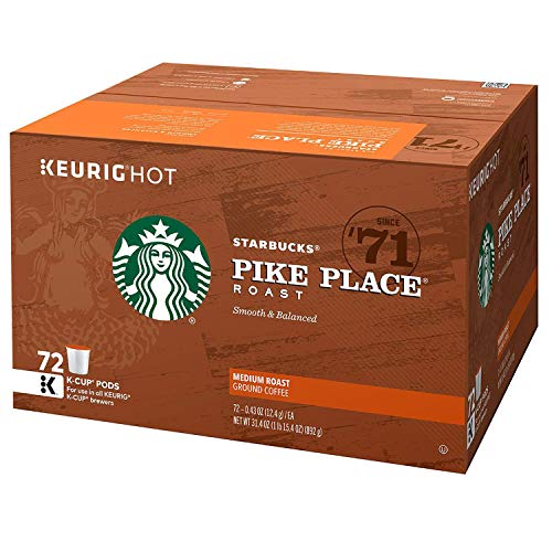 Book Cover Product of Starbucks Pike Place K-Cups (72 ct.) - [Bulk Savings]