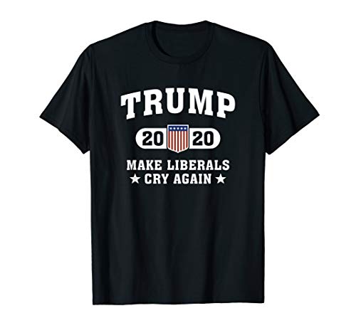 Book Cover Trump 2020 Make Liberals Cry Again T-Shirt