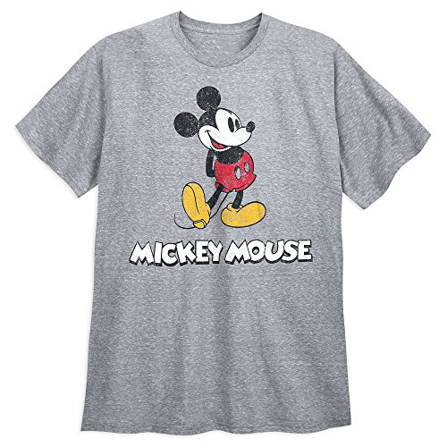 Book Cover Disney Mickey Mouse Classic T-Shirt for Men - Gray Gray