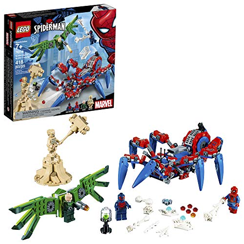 Book Cover LEGO Marvel Spider-Man: Spider-Manâ€™s Spider Crawler 76114 Building Kit (418 Pieces)