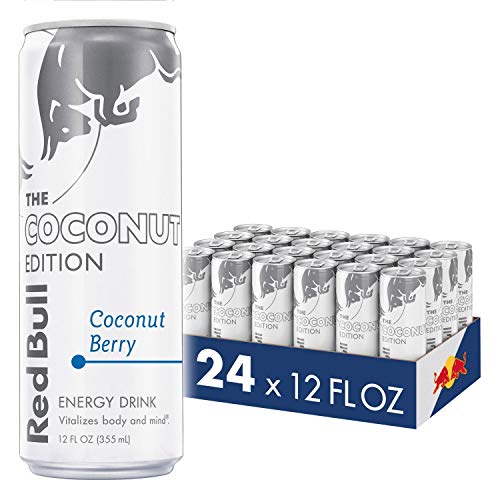 Book Cover Red Bull Energy Drink, Coconut Berry, 12 fl oz (24 Count), Coconut Edition