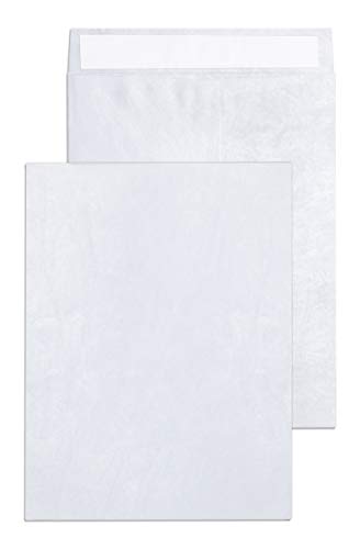 Book Cover 9x12 Tyvek Envelopes – Strong Lightweight Professional Shipping Mailer Tear Resistant DuPont™ Tyvek® Construction & Easy Security Self Seal Closure –Bright White DuPont – Bulk Pack of 15 – 9 x 12 inch