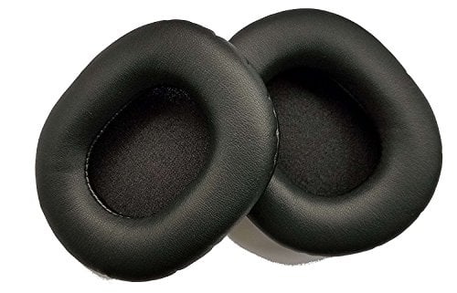 Book Cover Replacement Earpads Ear Cushions for Sony Sony MDR-7506, MDR-V6, MDR-V7, MDR-CD900ST Headphones (1 Pair) Premium Upgrade Quality Protein Leather