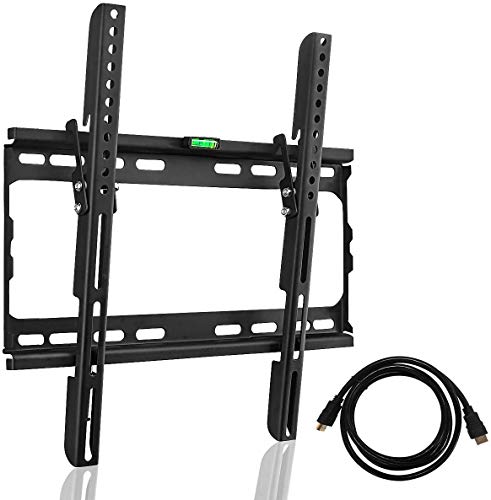 Book Cover Suptek Tilt TV Wall Mount Bracket for Most 26-55 inch LED, LCD and Plasma TV, Mount with Max 400x400mm VESA and 100lbs Loading Capacity, Fits Studs 16