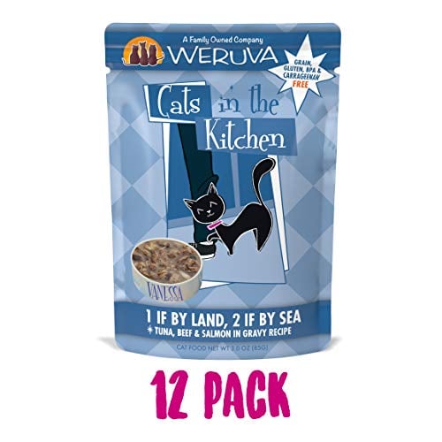 Book Cover Weruva Cats in the Kitchen Grain-Free Natural Wet Cat Food Pouches