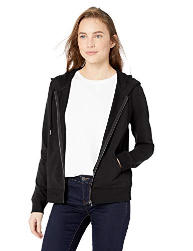 Book Cover Amazon Brand - Daily Ritual Women's Terry Cotton and Modal Full-Zip Hooded Sweatshirt