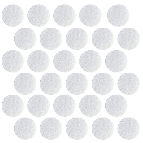 Book Cover 100 Pcs Microdermabrasion Cotton Filters Replacement 10 mm Dia Microdermabrasion Filters Facial Vacuum Filters Accesories Sponge Filter for Comedo Suction Microdermabrasion, White