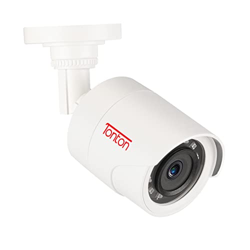 Book Cover Tonton Full HD 1080P Hybrid 4-in-1 CCTV HD Security Analog Bullet Camera Outdoor,Supports HD TVI/CVI/AHD/CVBS Model,100ft Long Night Vision,IR Cut,Suitable for All 1080P 5MP 4K DVR Recorders