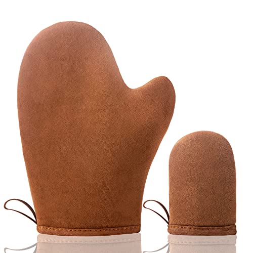 Book Cover STEUGO Self Tanning Mitt Applicator Mit Sunless Tanning Mitten Self Tanner Mitt Self Tan Mitt Self Tanner Applicator Mitt Tan Applicator Mitt With Thumb Ultra Soft Tanning Glove Self Tanner Gloves