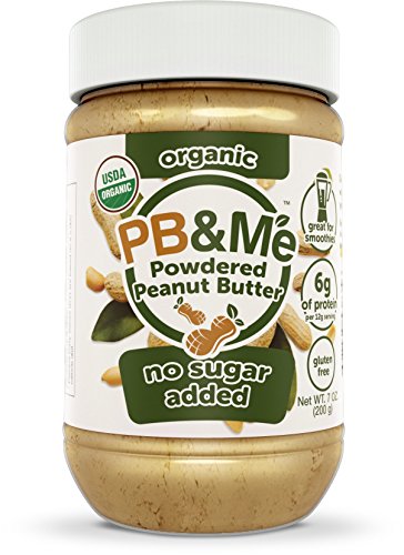 Book Cover PB&Me USDA Organic Powdered Peanut Butter, Keto Snack, Gluten Free, Plant Protein, No Sugar Added, 7 Ounce